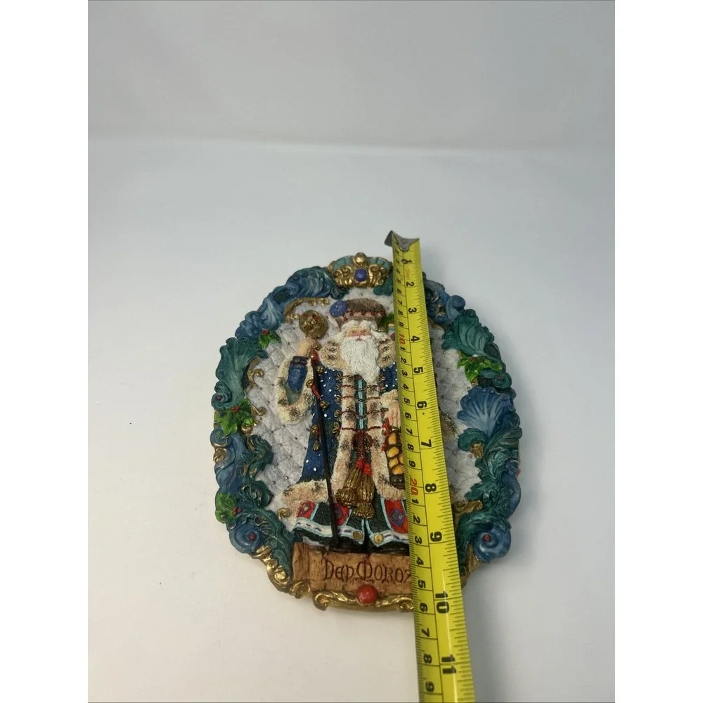 Vintage Legendary Santa's Exclusively From Roman INC Ded Moroz Russia Plate 1996